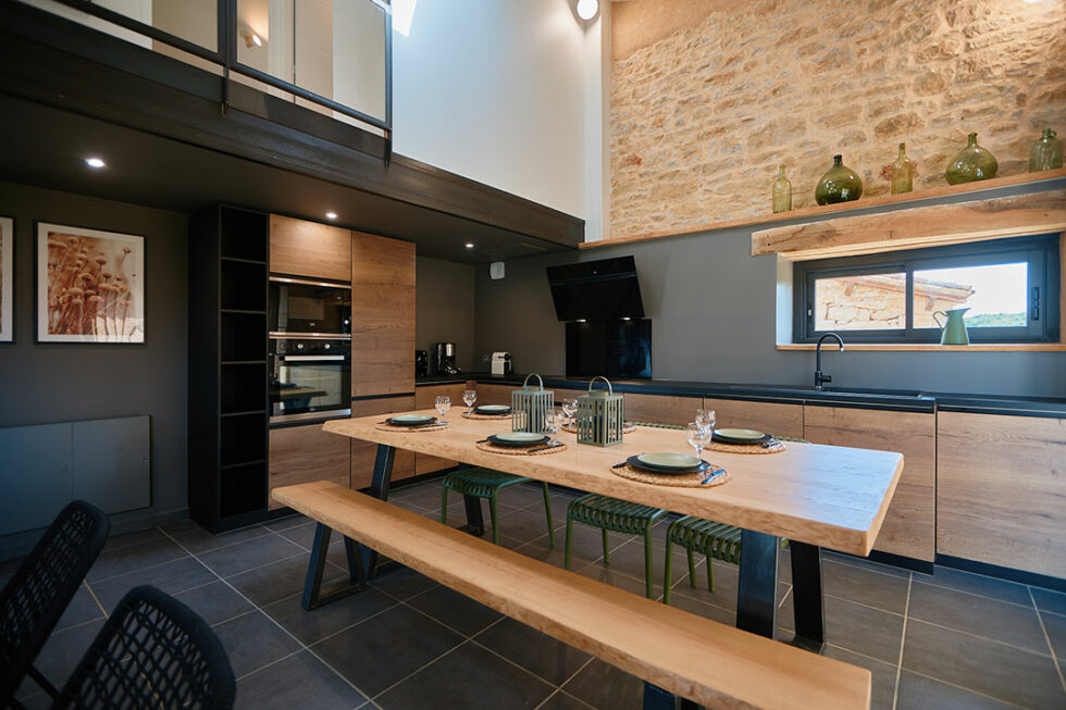 photographie intérieure architecture d'une cuisine