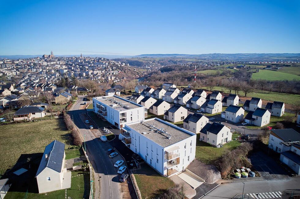 photographie de drone de Rodez