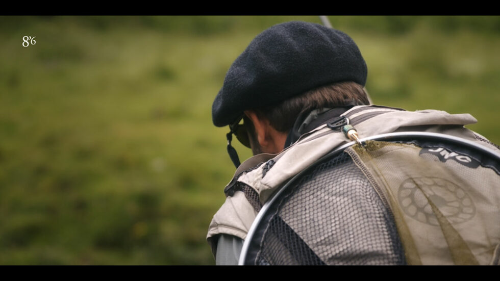 photo pêcheur de dos